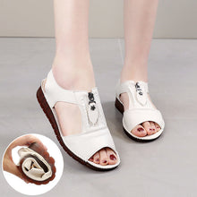 Load image into Gallery viewer, Solid Color Soft Sole Summer Sandals