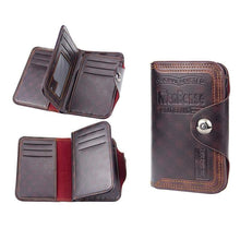 Load image into Gallery viewer, Men&#39;s Large Capacity Short Wallet