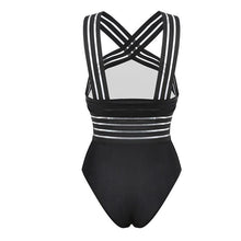 Load image into Gallery viewer, One-piece swimsuit with crossed shoulder