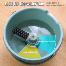 Load image into Gallery viewer, Rotating Round Microfiber Flat Mop