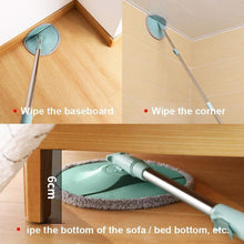 Load image into Gallery viewer, Rotating Round Microfiber Flat Mop