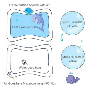Inflatable Water Mat For Babies, 66*50cm