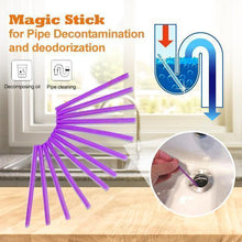 Load image into Gallery viewer, Magic Stick for Pipe Decontamination &amp; Deodorization (12 PCS)