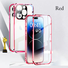 Load image into Gallery viewer, Magnetic Tempered Glass Double-Sided Phone Case