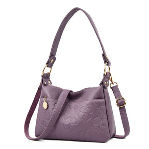 Lychee Embossed Shoulder Bag